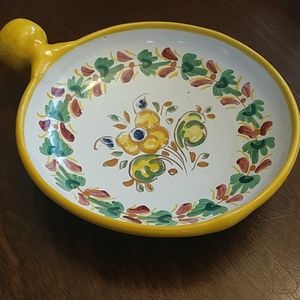 Talavera handle art bowl